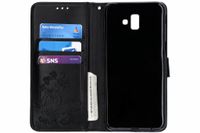 Etui de téléphone Fleurs de Trèfle Samsung Galaxy J6 Plus