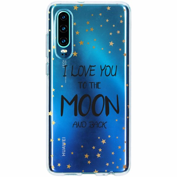 Coque design Huawei P30 - To The Moon