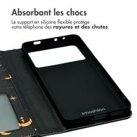 imoshion Étui de télephone portefeuille Design Xiaomi Poco X6 Pro - Sky Black