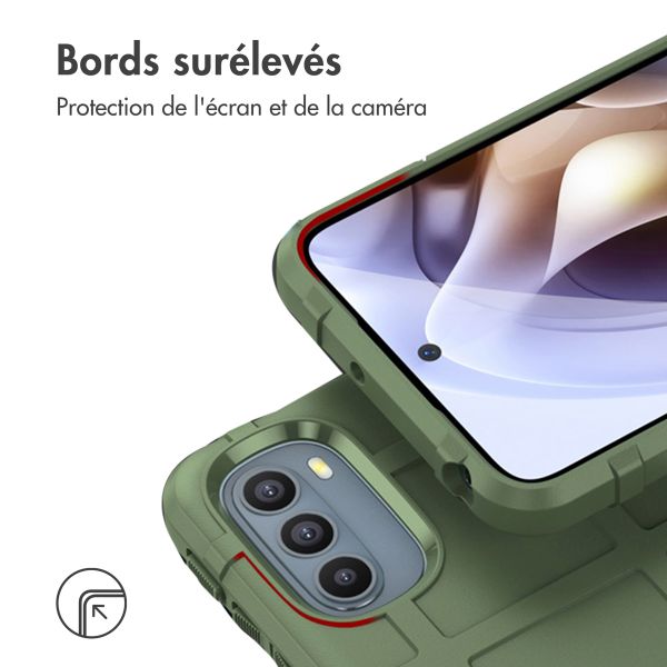 imoshion Coque Rugged Shield Motorola Moto G31 / G41 - Vert foncé