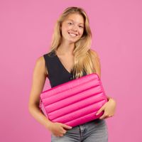 imoshion Pochette ordinateur Puffer 13-14 pouces - Hot Pink