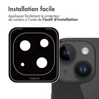imoshion ﻿Lot de 2 protections d'objectif de caméra Apple iPhone 13 - Noir