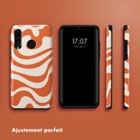 Selencia Coque arrière Vivid Tough Huawei P30 Lite - Dream Swirl Orange