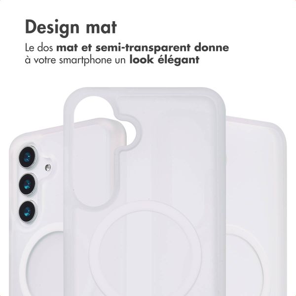 imoshion Coque Color Guard avec MagSafe Samsung Galaxy S25 - Blanc