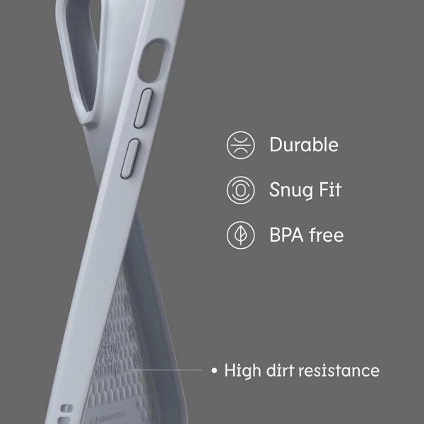 RhinoShield ﻿Coque SolidSuit MagSafe Apple iPhone 15 - Classic Ash Grey