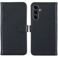 Selencia Étui de téléphone portefeuille en cuir véritable Samsung Galaxy A16 5G - Noir