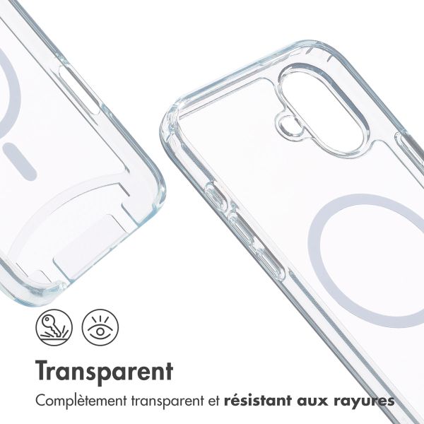 imoshion Coque MagSafe avec cordon amovible iPhone 16 Plus - Transparent