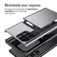 imoshion Coque arrière avec porte-cartes Samsung Galaxy S24 Ultra - Gris