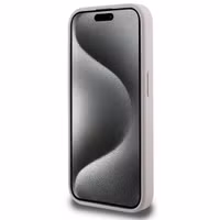 Guess Coque 4G Metal Logo MagSafe Apple iPhone 15 Pro - Rose