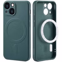 imoshion Coque Couleur avec MagSafe Apple iPhone 13 Mini - Vert foncé