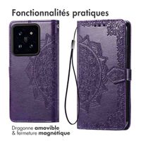 imoshion Etui de télephone Mandala Xiaomi 14T - Violet