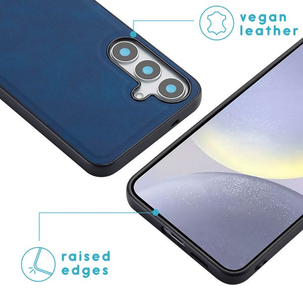 imoshion Etui de télephone luxe 2-en-1 amovible Samsung Galaxy S25 Plus - Bleu