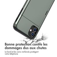 imoshion Coque arrière avec porte-cartes iPhone 11 - Vert foncé