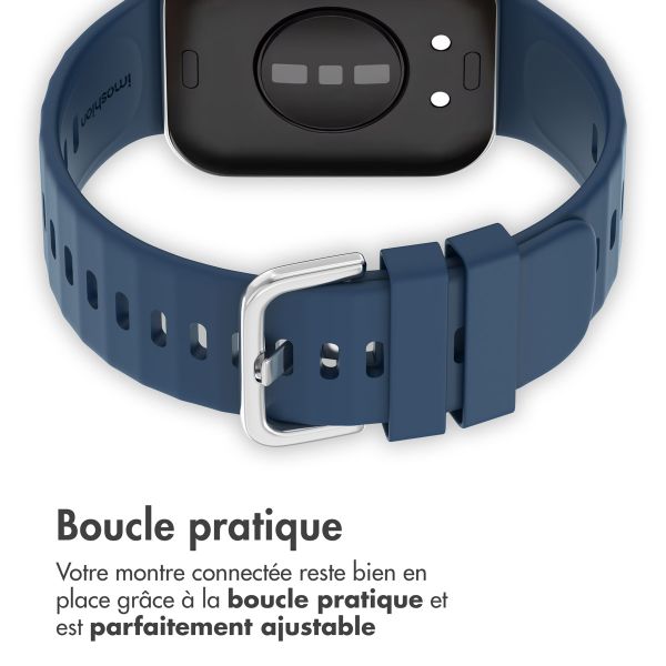 imoshion Bracelet en silicone pour Huawei Watch Fit 3 - Bleu