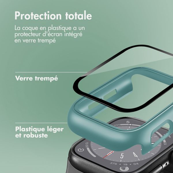 imoshion Coque rigide à couverture complète Apple Watch 4 / 5 / 6 / SE - 40 mm - Vert foncé