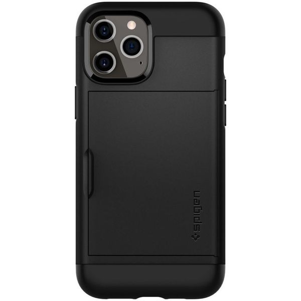 Spigen Coque Slim Armor CS iPhone 12 (Pro) - Noir