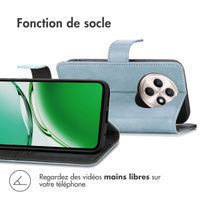 imoshion Étui de télephone portefeuille Oppo Reno 12F 5G - Bleu clair