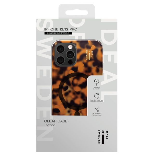 iDeal of Sweden Coque Clear MagSafe Apple iPhone 12 (Pro) - Tortoise