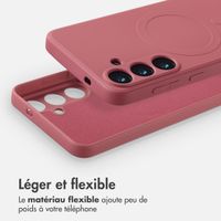 imoshion Coque Couleur avec MagSafe Samsung Galaxy S25 Plus - Dusty Rose