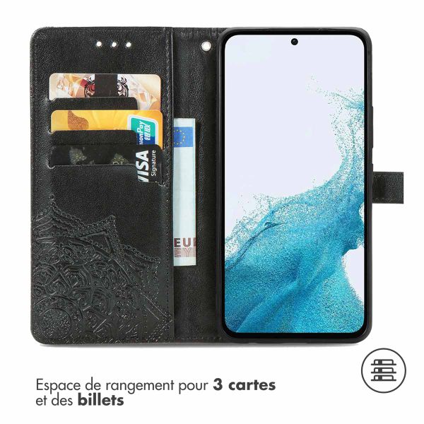 imoshion Etui de télephone Mandala Samsung Galaxy A56 - Noir