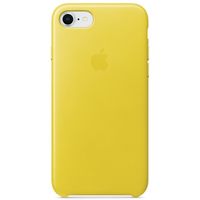 Apple Coque Leather iPhone SE (2022 / 2020) / 8 / 7 - Spring Yellow