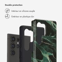 Selencia Coque arrière Vivid Samsung Galaxy S25 Ultra - Chic Marble Quartz