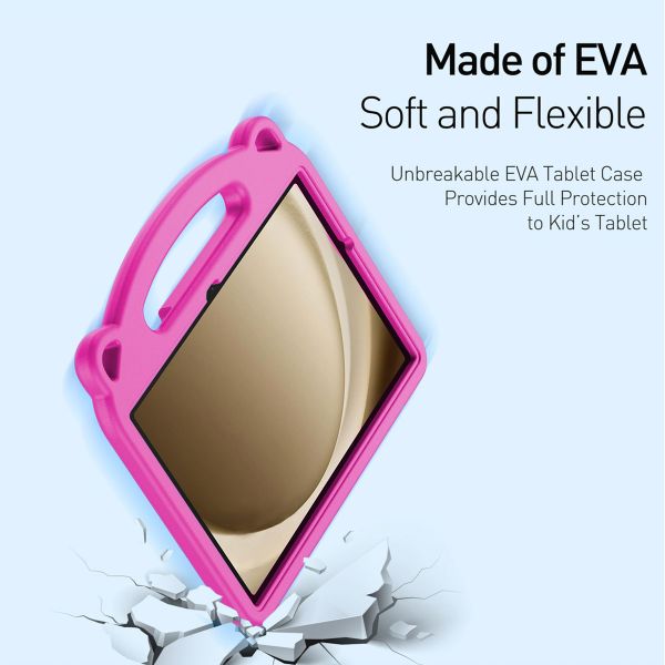 Dux Ducis Coque Panda kidsproof avec support Samsung Galaxy Tab A11 Plus / A9 Plus - Rose