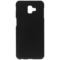 Coque unie Samsung Galaxy J6 Plus - Noir