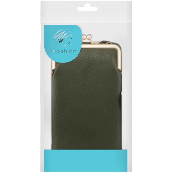 imoshion Sac téléphone en cuir végan Crossbody - Menthe verte