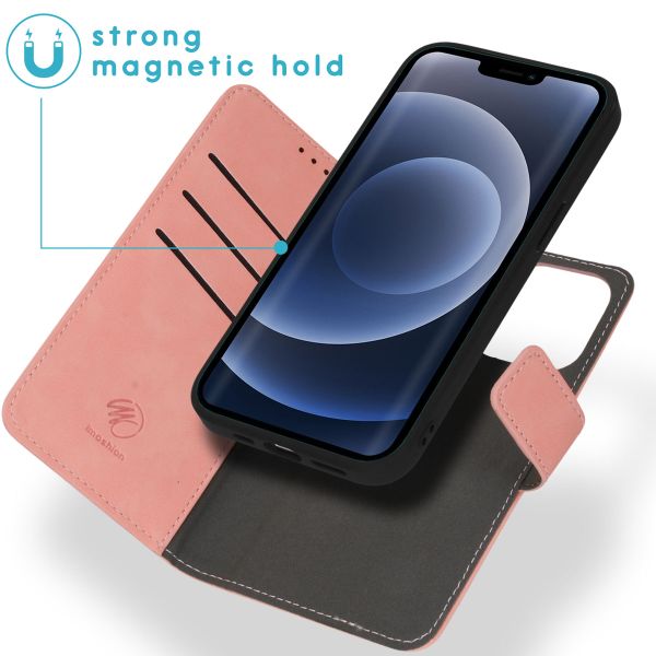 imoshion Etui de téléphone de type portefeuille 2-en-1 iPhone 13 Pro - Rose