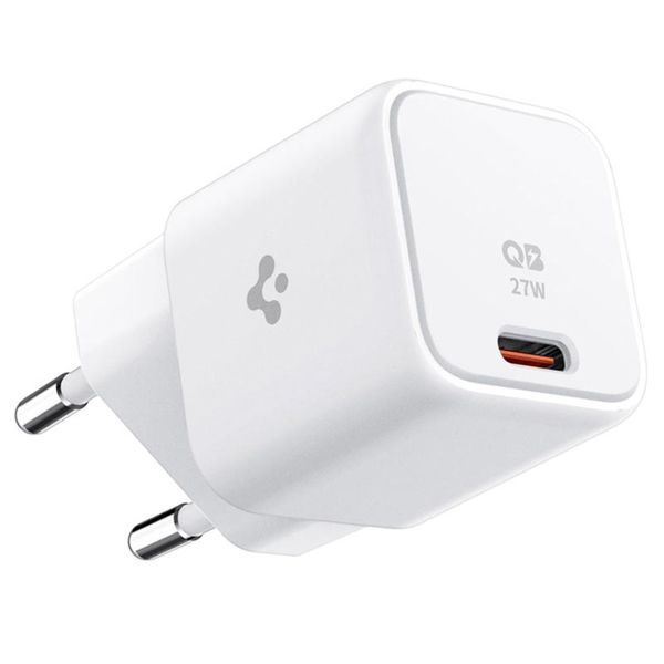 Spigen ﻿ArcStation - Chargeur USB-C - Power Delivery - 27 Watts - Blanc