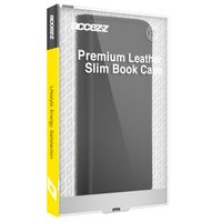 Accezz Étui de téléphone Slim Folio en cuir de qualité supérieure Samsung Galaxy S21 - Noir