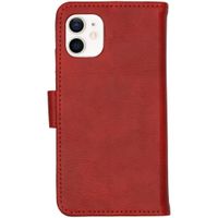 imoshion Étui de télephone portefeuille de luxe Apple iPhone 12 Mini - Rouge
