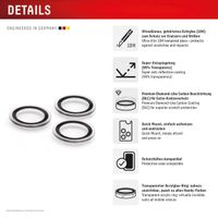 Displex CamGlass Single Protection d'objectif de caméra Apple iPhone 17 Pro / 17 Pro Max