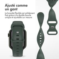 imoshion Bracelet en silicone⁺ Apple Watch Series 1 t/m 9 / SE (38/40/41 mm) | Series 10 / 11 (42 mm) - Taille S/M - Olive