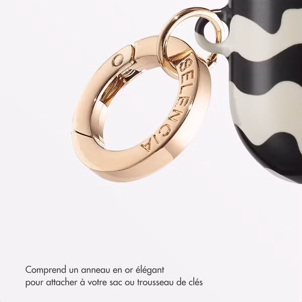 Selencia Coque Vivid Apple AirPods Pro 2 - Art Wave Black