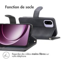 imoshion Etui de télephone portefeuille avec cordon OnePlus 15R - Noir