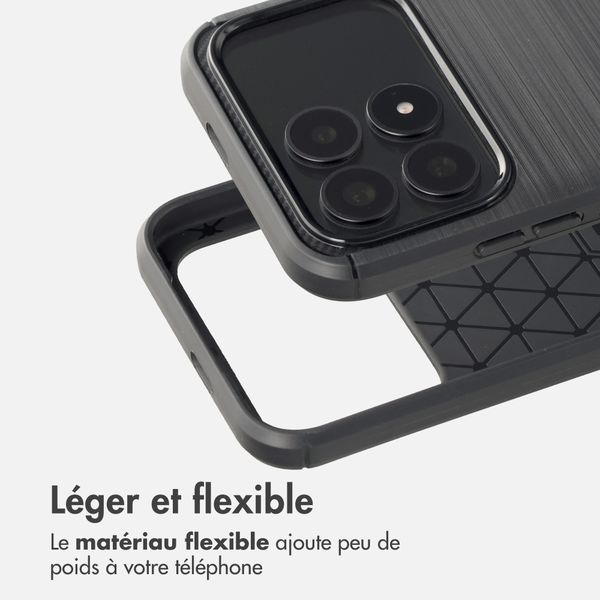 imoshion Coque Brushed Xiaomi Poco F8 Pro - Noir