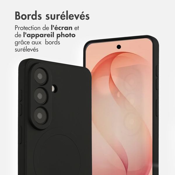 imoshion Coque Couleur avec MagSafe Samsung Galaxy S26 Plus - Noir