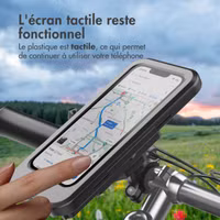 imoshion Support de téléphone pour vélo avec powerbank – résistant aux éclaboussures – 5000 mAh – Noir
