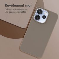 imoshion Coque Couleur Oppo Reno15 Pro (5G) - Marron