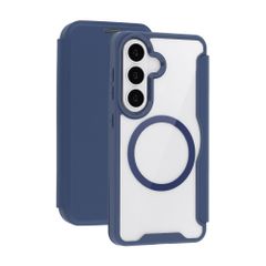 Bookcase transparente avec MagSafe Samsung Galaxy S26 - Bleu
