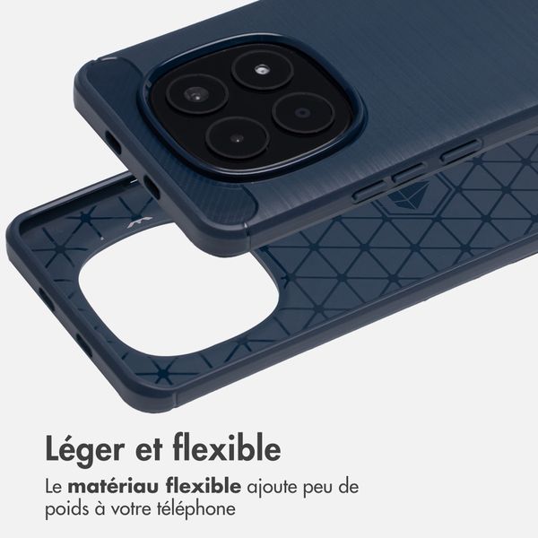 imoshion Coque Brushed Xiaomi Redmi Note 15 (4G) - Bleu foncé