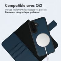 imoshion Étui portefeuille luxe 2-en-1 amovible Samsung Galaxy A37 (5G) - Bleu