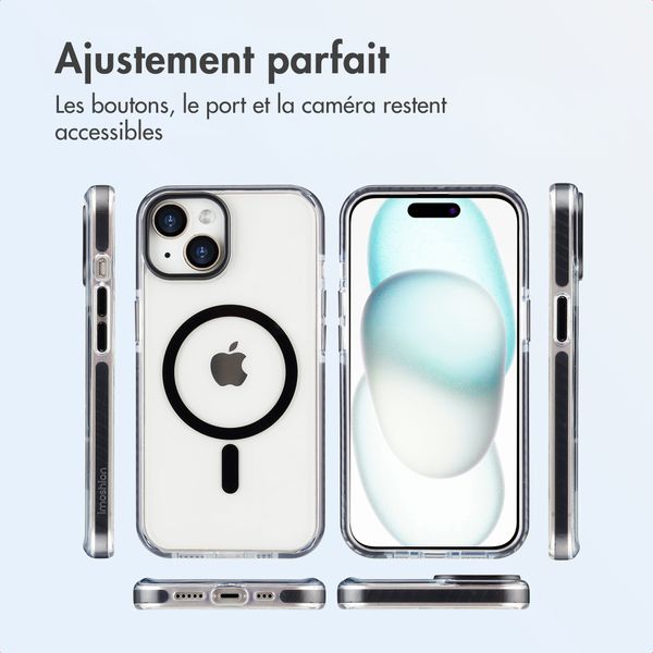 imoshion Coque Combat MagSafe Apple iPhone 15 - Noir