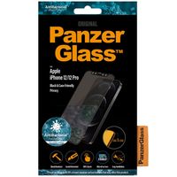 PanzerGlass Protection d'écran Privacy en verre trempé Case Friendly Anti-Bacterial iPhone 12 (Pro)