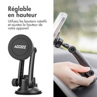 Accezz&#x20;Support&#x20;de&#x20;t&#xE9;l&#xE9;phone&#x20;pour&#x20;voiture&#x20;-&#x20;MagSafe&#x20;-&#x20;Chargeur&#x20;sans&#x20;fil&#x20;-&#x20;Universel&#x20;-&#x20;Tableau&#x20;de&#x20;bord&#x20;et&#x20;pare-brise&#x20;-&#x20;Noir
