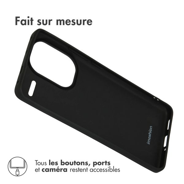 imoshion Coque Couleur Xiaomi Redmi Note 13 Pro Plus (5G) - Noir