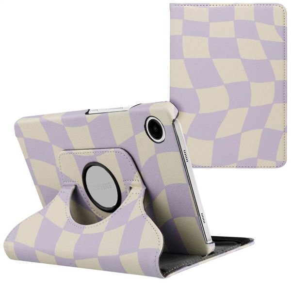 imoshion Coque tablette Design rotatif à 360° Samsung Galaxy Tab A9 8.7 pouces - Dancing Cubes