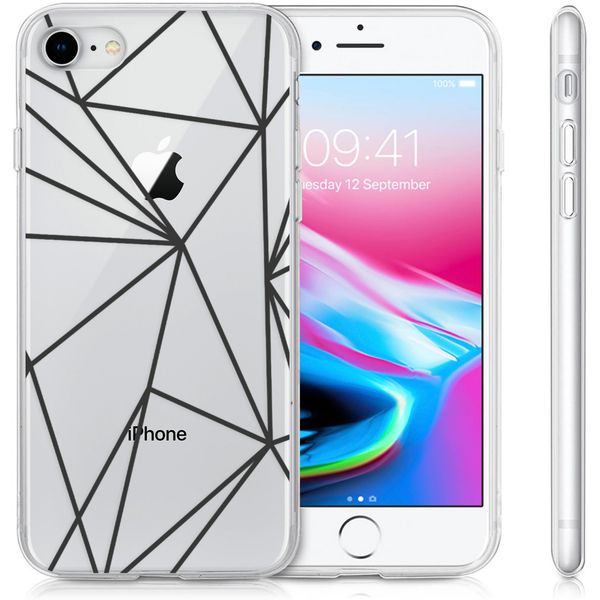 imoshion Coque Design iPhone SE (2022 / 2020) / 8 / 7 - Graphic Cube